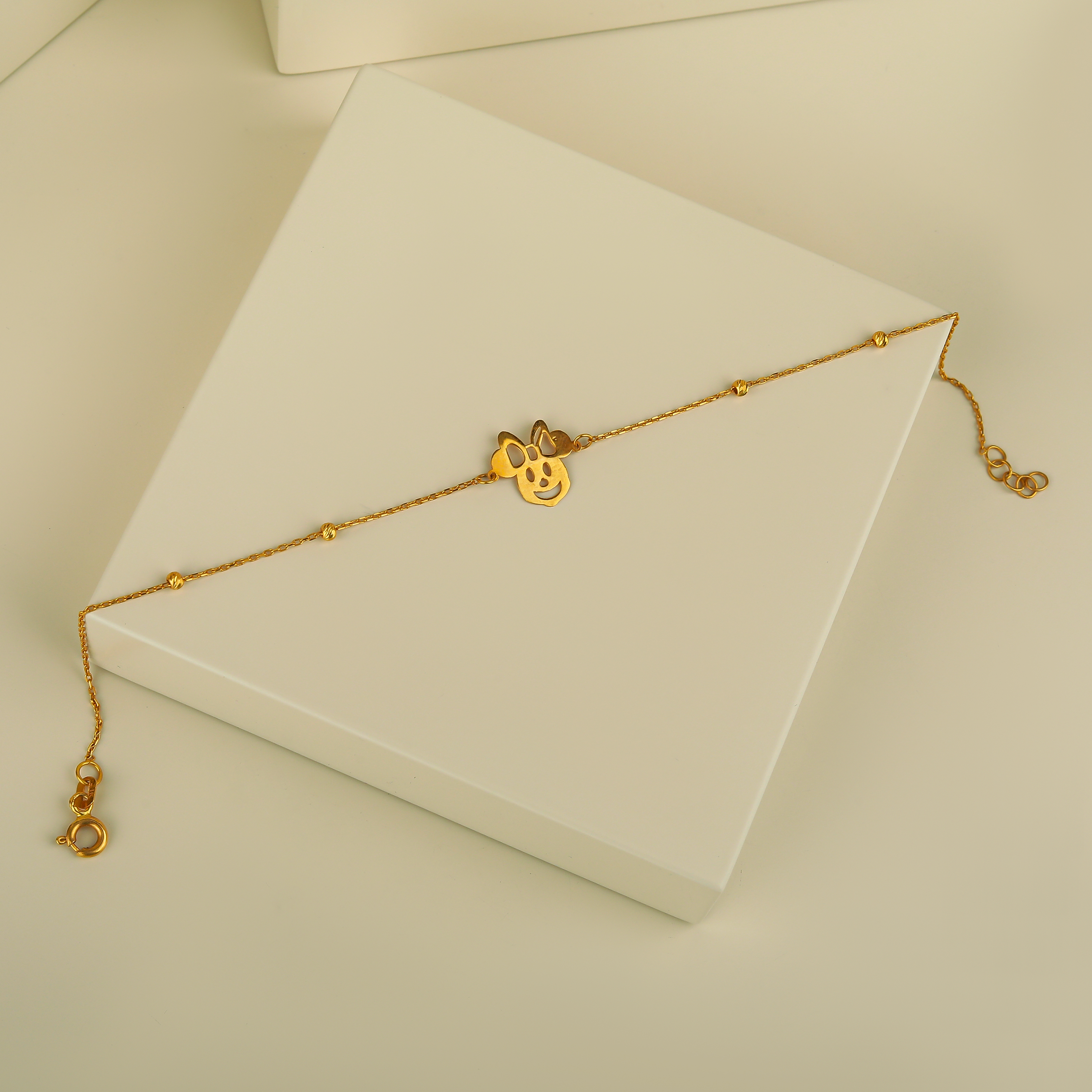 21 karat gold bracelet, Turkish made - (H-0915)